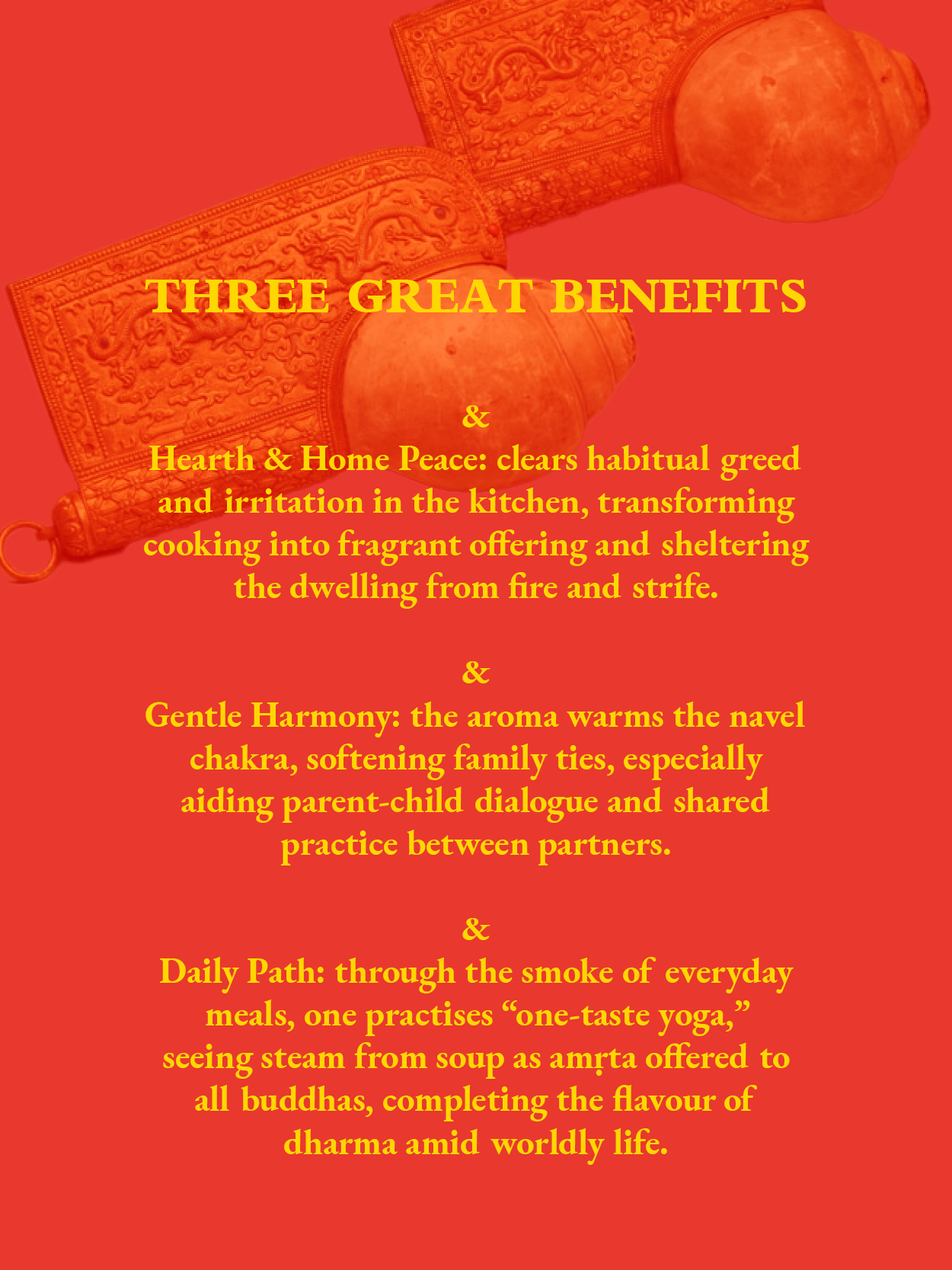 Three Great Benefits